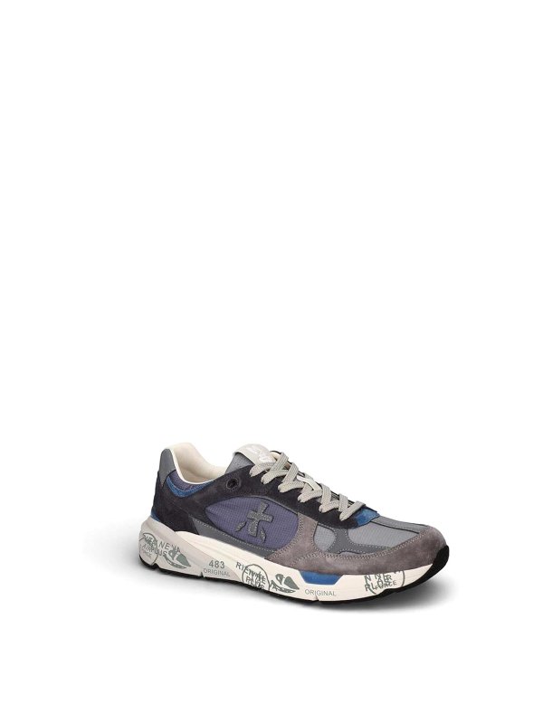 PREMIATA: sneakers online - Sneakers Blu+Grigio