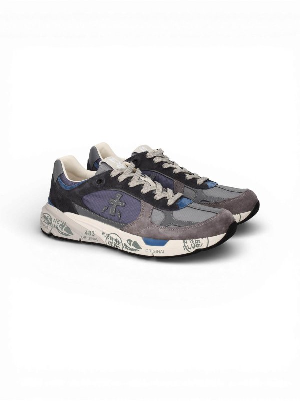 Sneakers Blu+Grigio shop online: PREMIATA