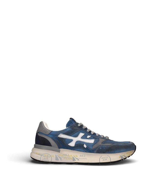 PREMIATA: trainers - Blue Sneakers