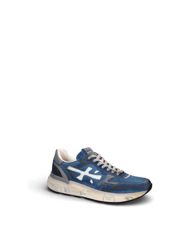 PREMIATA: trainers online - Blue Sneakers