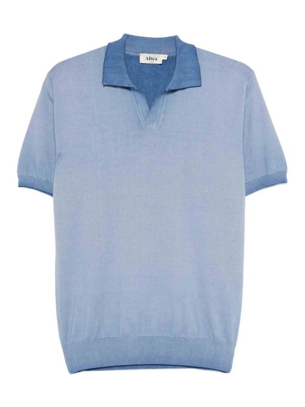 ALTEA: Poloshirts - Poloshirt - Hellblau