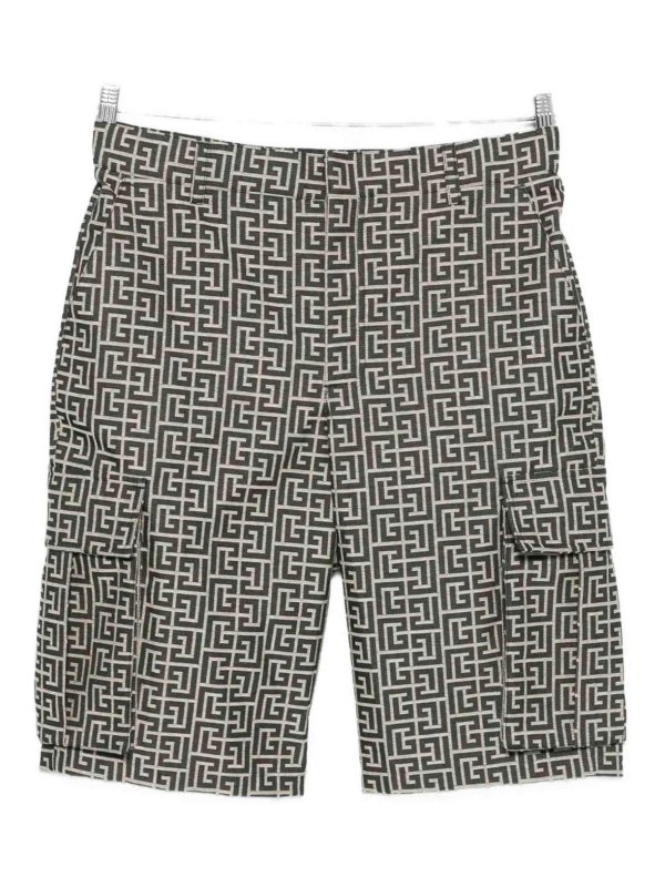 Balmain: Hosen Shorts - Shorts - Weiß