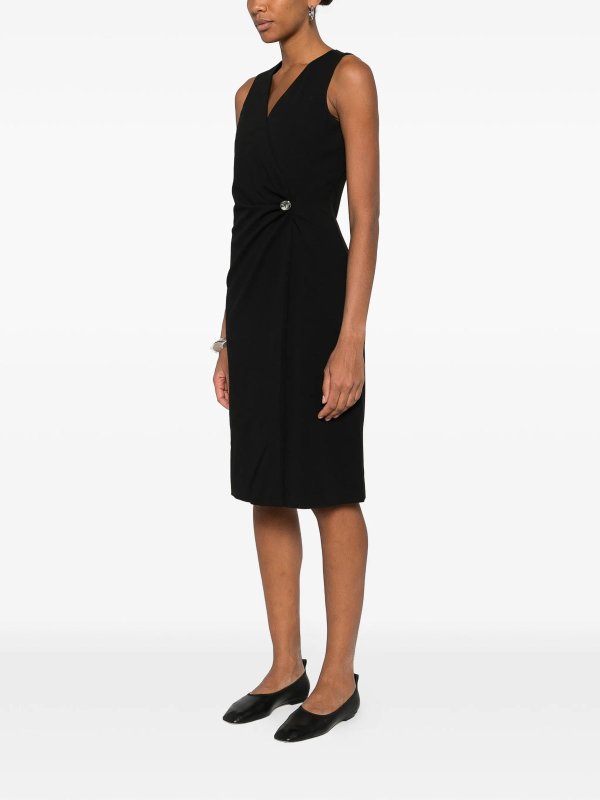 The Best Shops CALVIN KLEIN: ニーレングスドレス - 膝丈ドレス - 黒