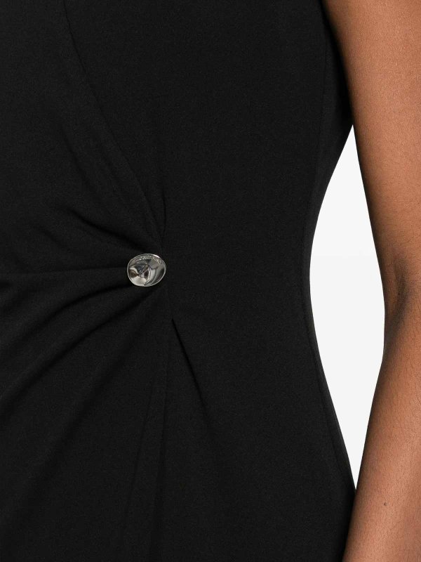 CALVIN KLEIN buy online 膝丈ドレス - 黒