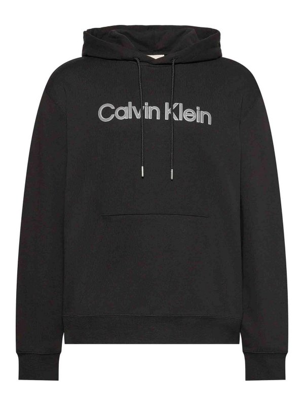 CALVIN KLEIN: スウェット＆セーター - スウェットシャツ/セーター - 黒