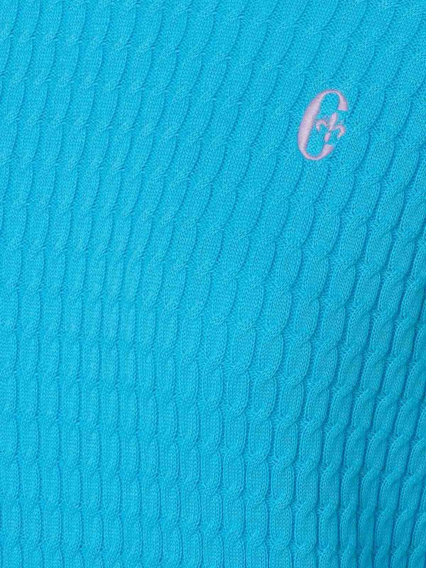 The Best Shops CONTE OF FLORENCE: Strickpullover mit Rundhalsausschnitt - Rundhalspullover - Hellblau