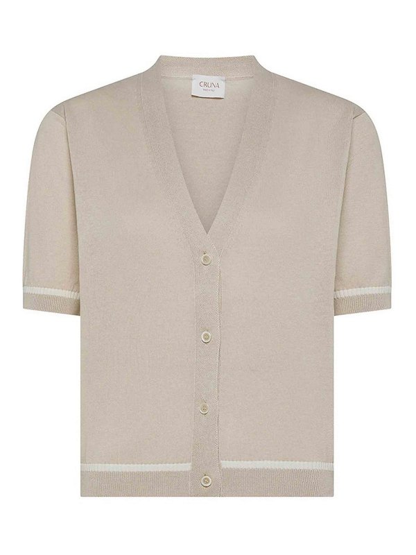 CRUNA: Cardigans - Cardigan - Beige