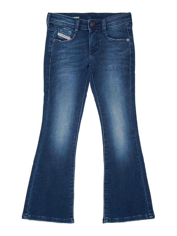 DIESEL: Jeans Rectos - Vaqueros Rectos - Azul
