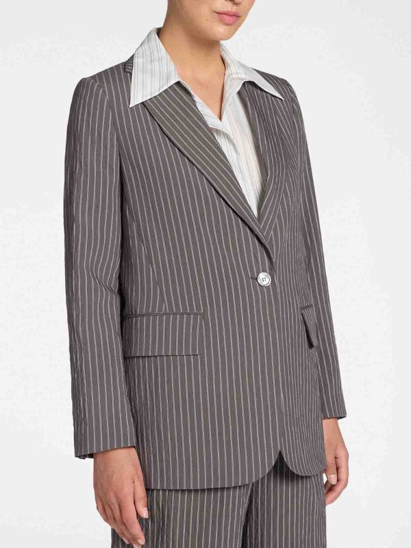 ELENA MIRO`: Vestes de costume online - Blazer - Gris