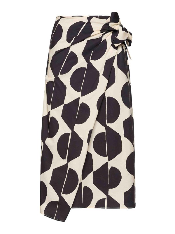ELENA MIRO`: Knee length skirts & Midi - Skirt