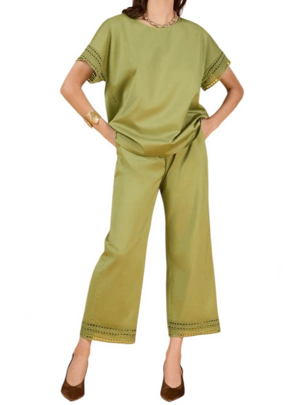 ELENA MIRO`: casual trousers online - Pants