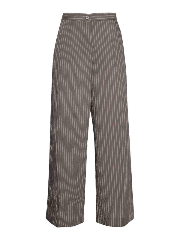ELENA MIRO`: casual trousers - Cropped Regular