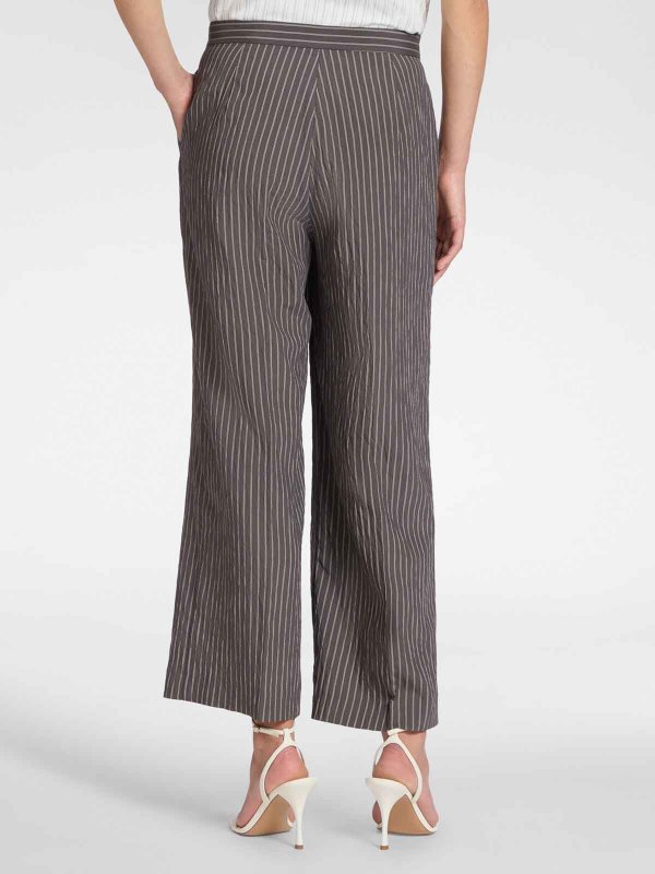 The Best Shops ELENA MIRO`: casual trousers - Cropped Regular