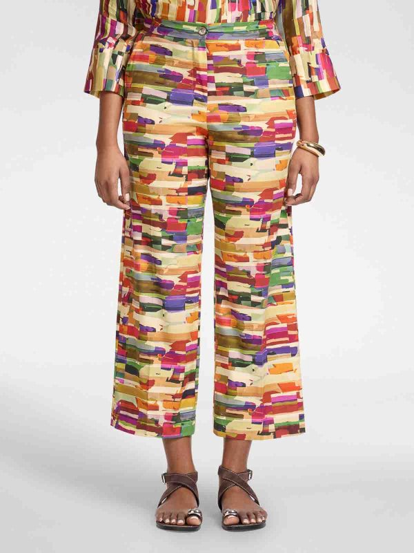 ELENA MIRO`: casual trousers online - Pants