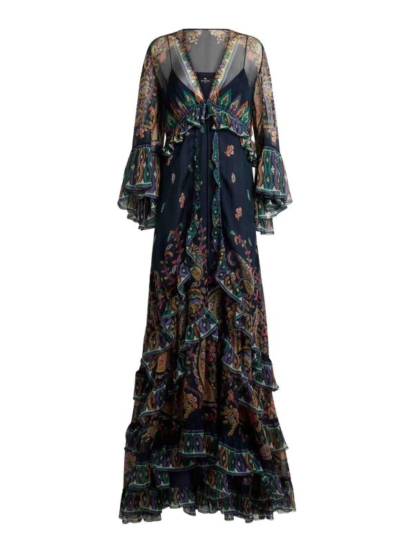ETRO: Vestidos media pierna - Vestido Midi - Multicolor