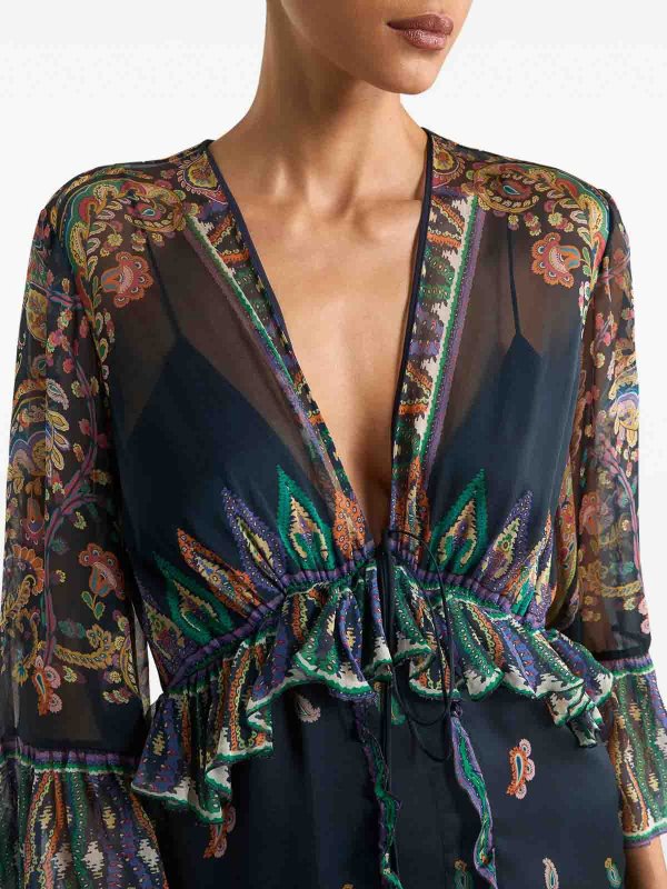Vestido Midi - Multicolor shop online: ETRO