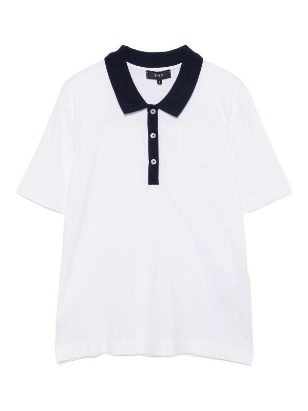 FAY: Polos - Polo - Blanco