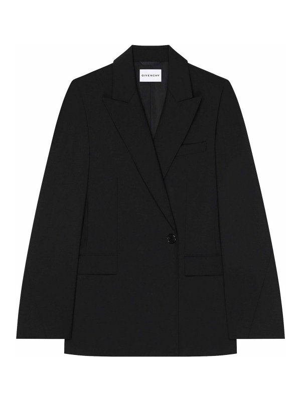 GIVENCHY: blazers - Double Breasted Tailored Jacket