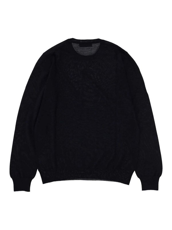 GRAN SASSO: Strickpullover mit Rundhalsausschnitt online - Rundhalspullover - Schwarz
