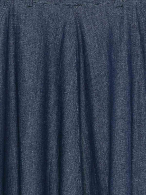 The Best Shops INCOTEX: Knielange und Midi Röcke - Midirock - Blau