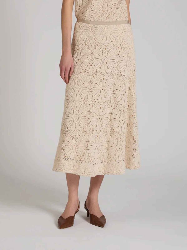 INCOTEX: Jupes midi et au genou online - Jupe Midi - Beige