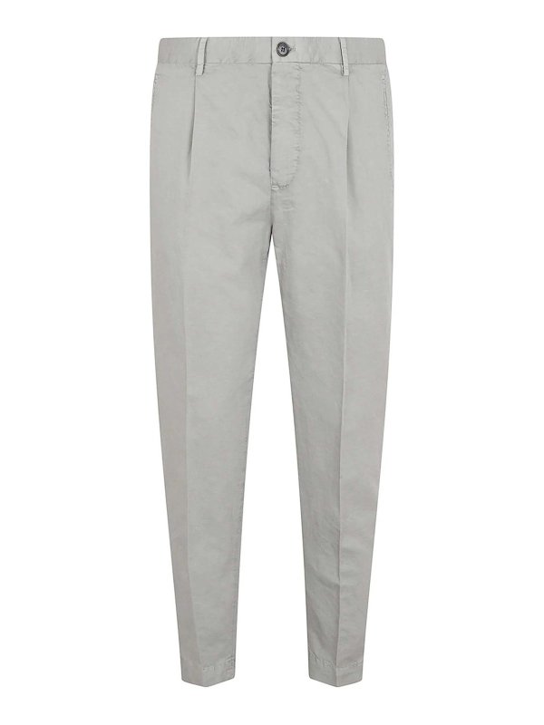 INCOTEX: Pantalons casual - Pantalons Décontractés - Vert Clair