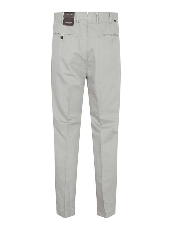 INCOTEX: Pantalons casual online - Pantalons Décontractés - Vert Clair