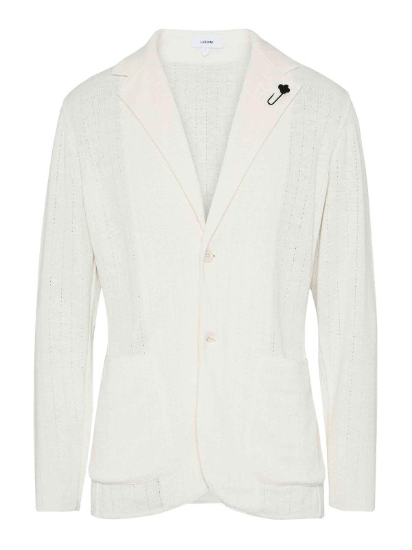 LARDINI: casual jackets - Knitted Jacket