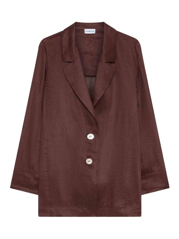MARELLA: Vestes de costume - Blazer - Marron