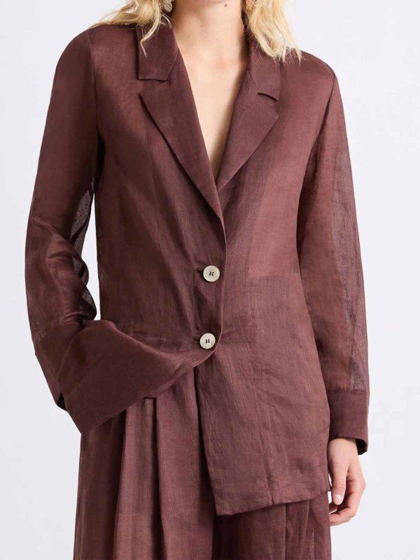 MARELLA: Vestes de costume online - Blazer - Marron