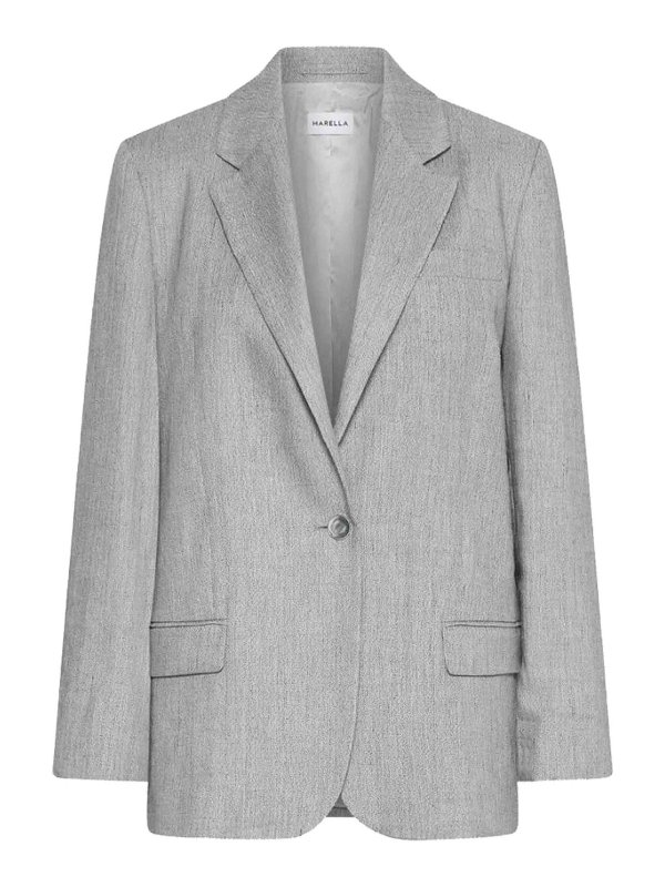 MARELLA: Vestes de costume - Blazer - Gris