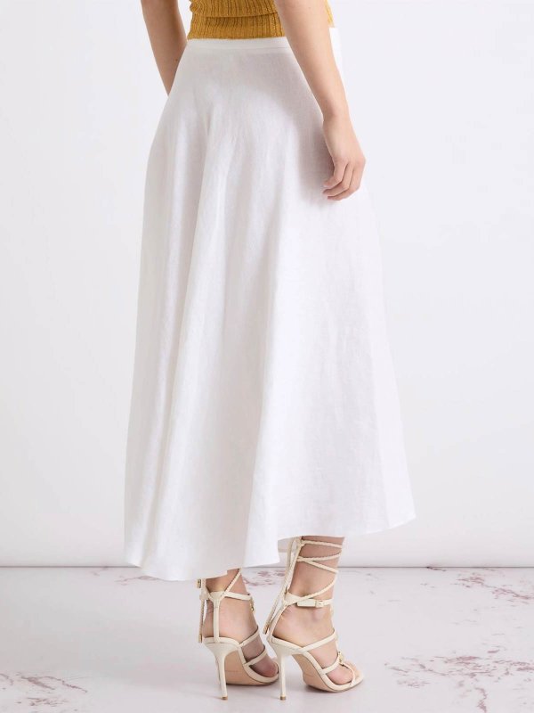 The Best Shops MARELLA: Jupes midi et au genou - Jupe Midi - Blanc