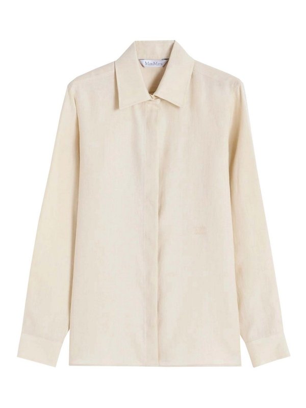 Max Mara: Camisas - Camisa - Blanco