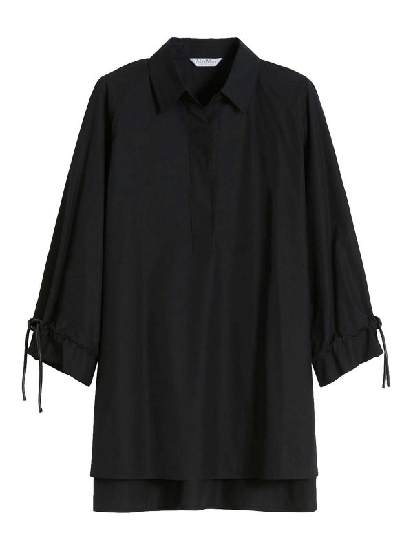 Max Mara: Camisas - Camisa - Negro