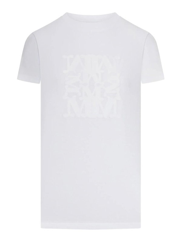 Max Mara: Camisetas - Camiseta - Blanco