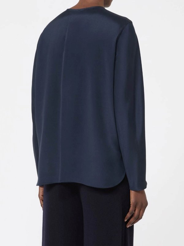 The Best Shops Max Mara: Tops y camisetas sin mangas - Top - Azul