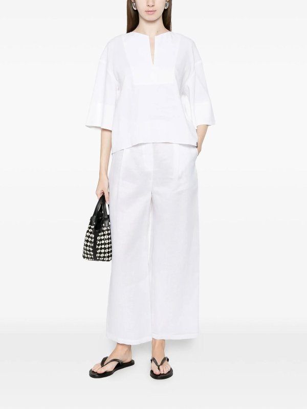 Max Mara: Tops und Tank Tops online - Top - Weiß