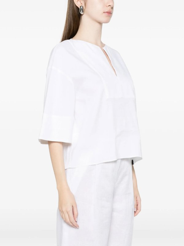 The Best Shops Max Mara: Tops und Tank Tops - Top - Weiß
