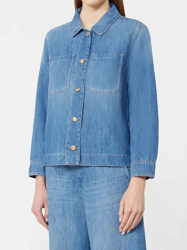 S MAX MARA: Blazer online - Blazer - Jeansblau
