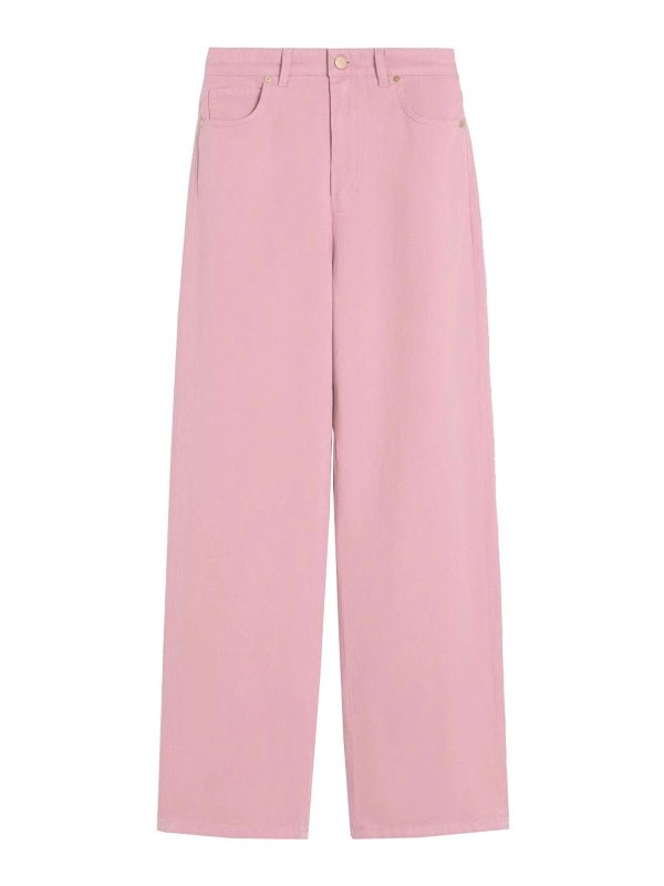 S MAX MARA: Jeans Rectos - Vaqueros Rectos - Azul