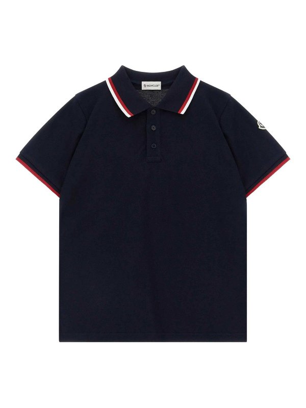 MONCLER: Polos - Polo - Azul