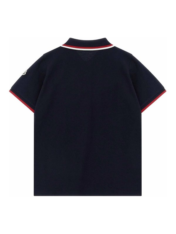 MONCLER: Polos online - Polo - Azul