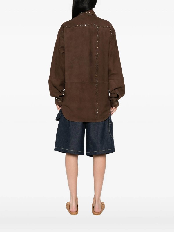 シャツ - ブラウン shop online: MOSCHINO