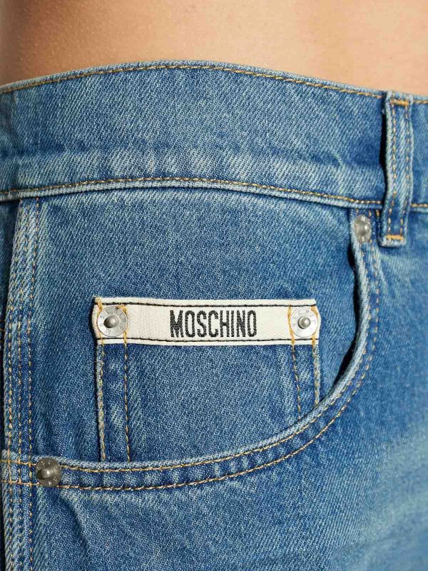 MOSCHINO buy online ストレートジーンズ - ブルー