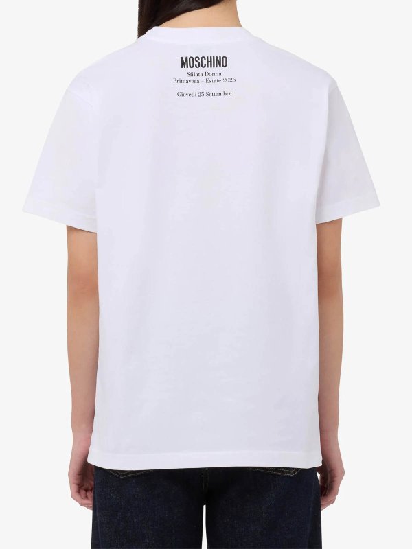 The Best Shops MOSCHINO: Tシャツ - Tシャツ - 白