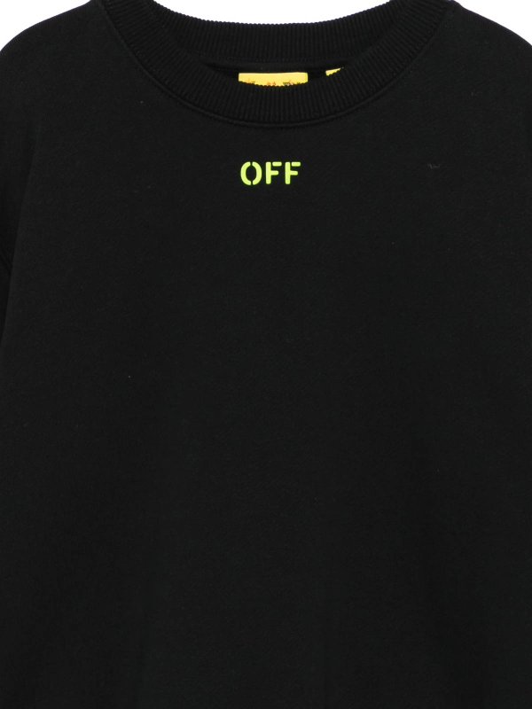 The Best Shops OFF-WHITE: Felpe e maglie - Girocollo Off Diag