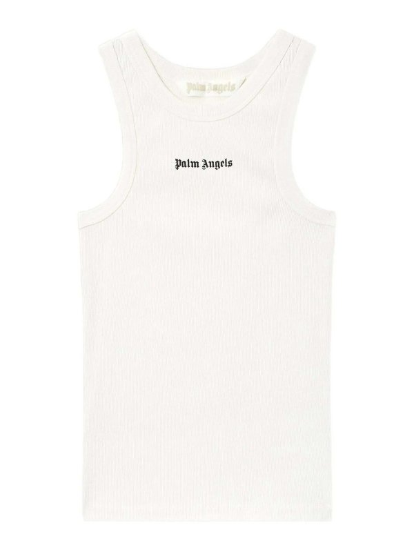 Palm Angels: Tops & Débardeurs - Top - Noir