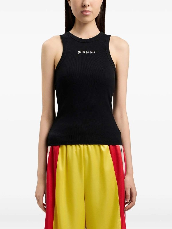 The Best Shops Palm Angels: Tops y camisetas sin mangas - Top - Negro