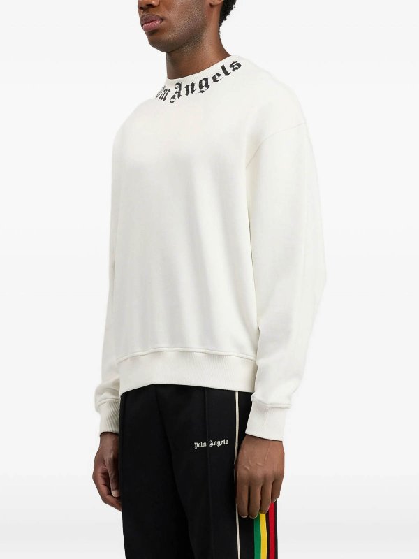 Neck Logo Regular Crew shop online: Palm Angels
