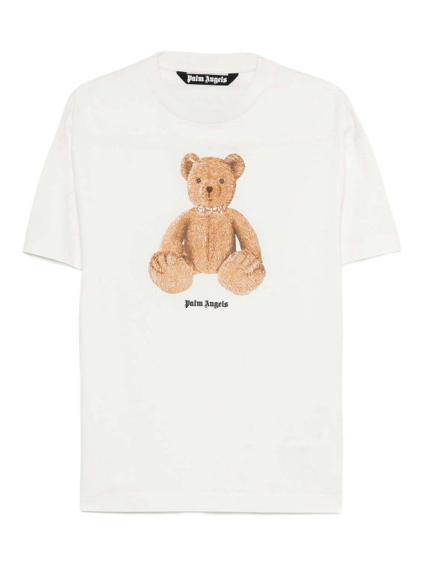 Palm Angels: Tシャツ - Tシャツ - ブラウン